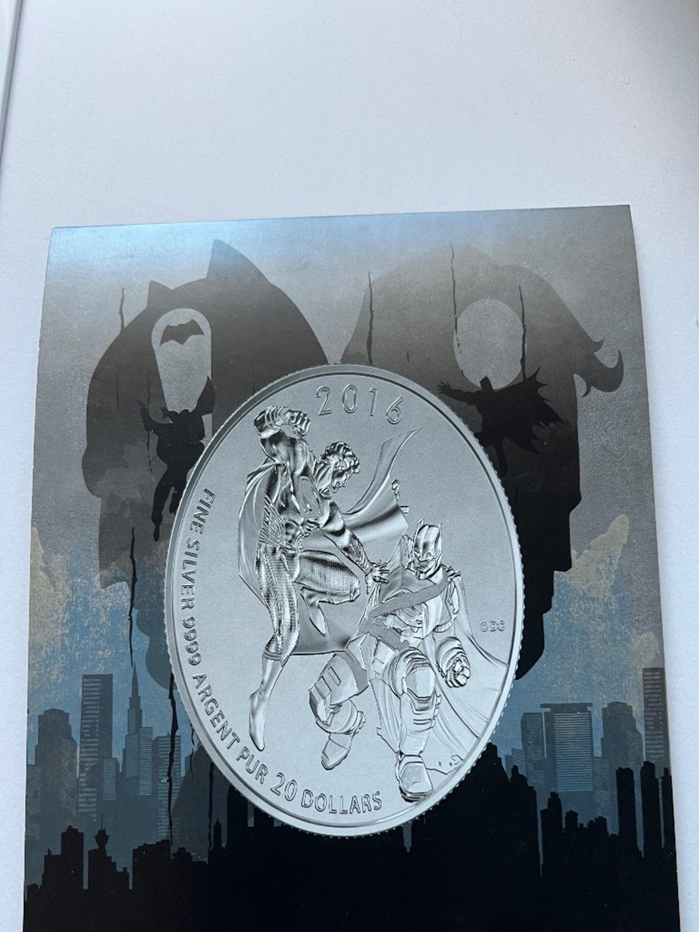 2016 Batman v Superman: Dawn of Justice coin